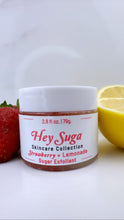 Load image into Gallery viewer, Strawberry + Lemonade Sugar Exfoliant