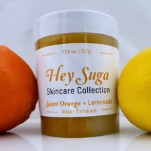 Load image into Gallery viewer, Sweet Orange + Lemonade Sugar Exfoliant
